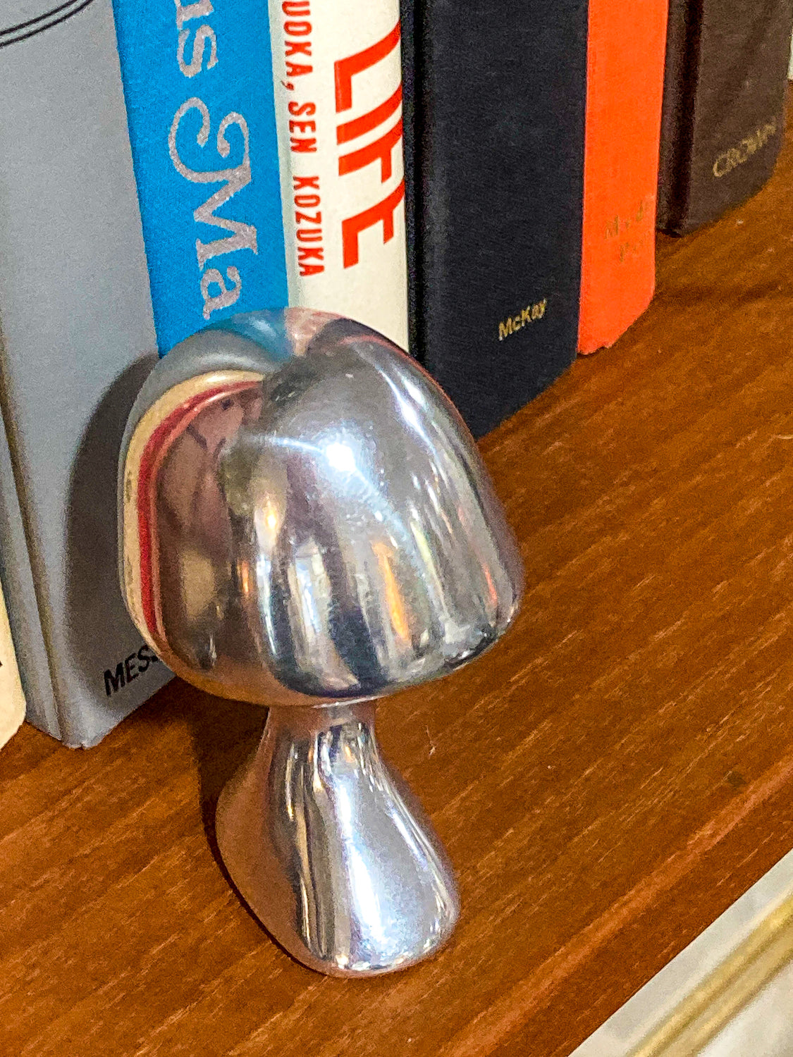 Vintage Gordon Hoselton (1930-2003) Aluminum Mushroom Mini Sculpture