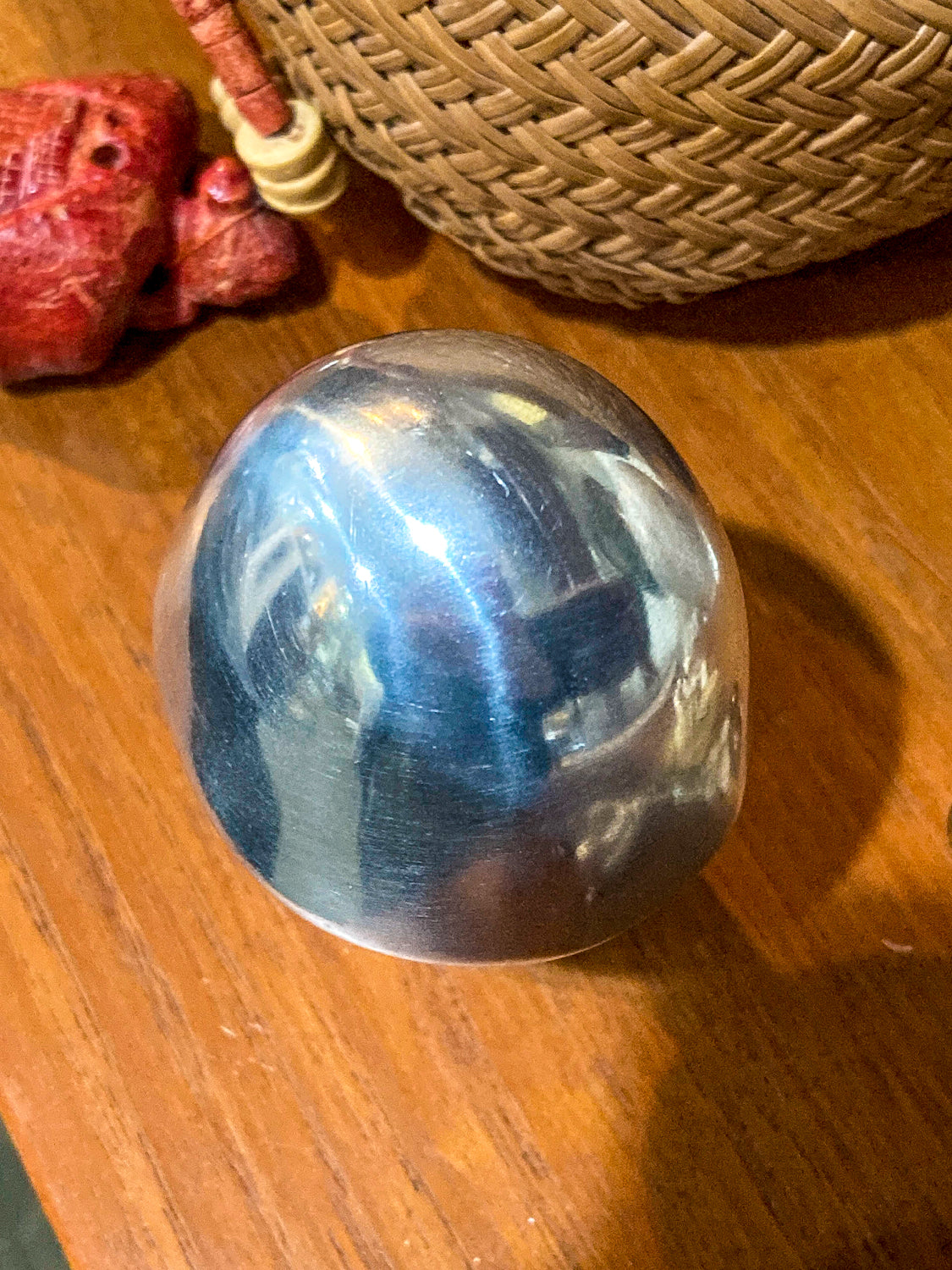 Vintage Gordon Hoselton (1930-2003) Aluminum Mushroom Mini Sculpture