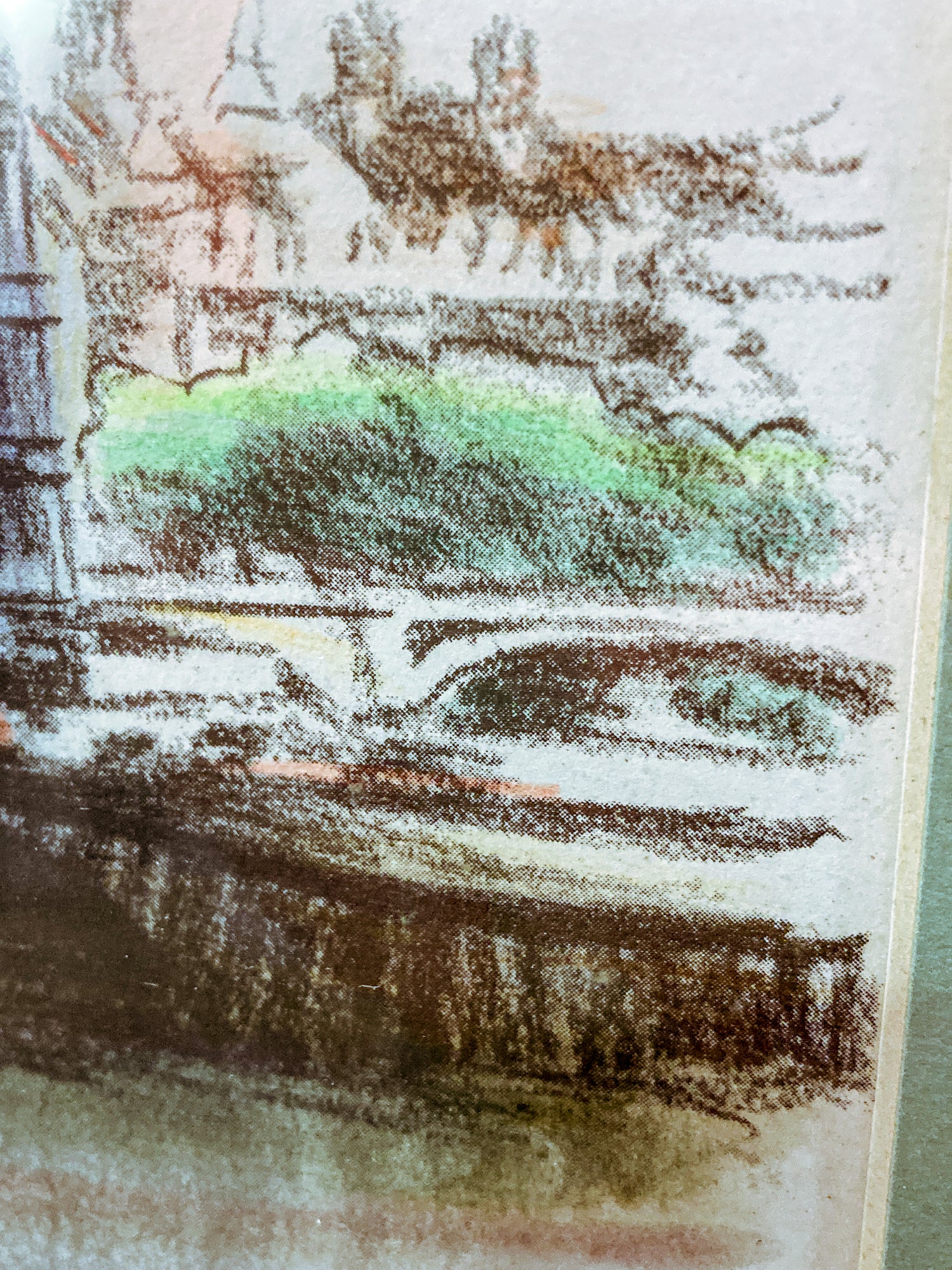 Vintage Gordon Somers The Houses of Parliament London Framed Print