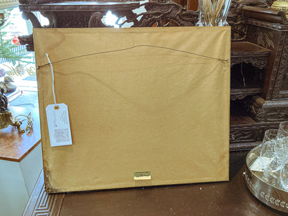 Vintage Gordon Somers The Houses of Parliament London Framed Print