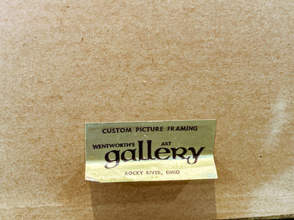 Vintage Gordon Somers The Houses of Parliament London Framed Print