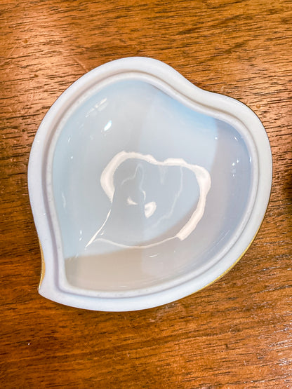 Vintage Herend Hand Painted Autumn Chinese Bouquet Heart Porcelain Box