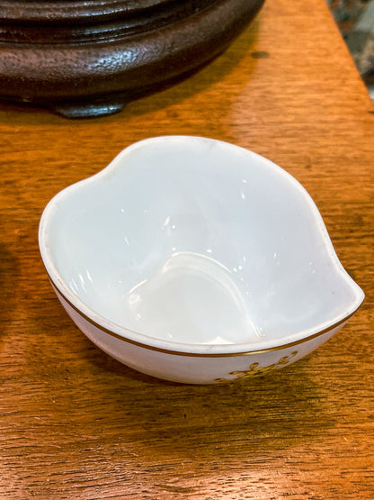 Vintage Herend Hand Painted Autumn Chinese Bouquet Heart Porcelain Box