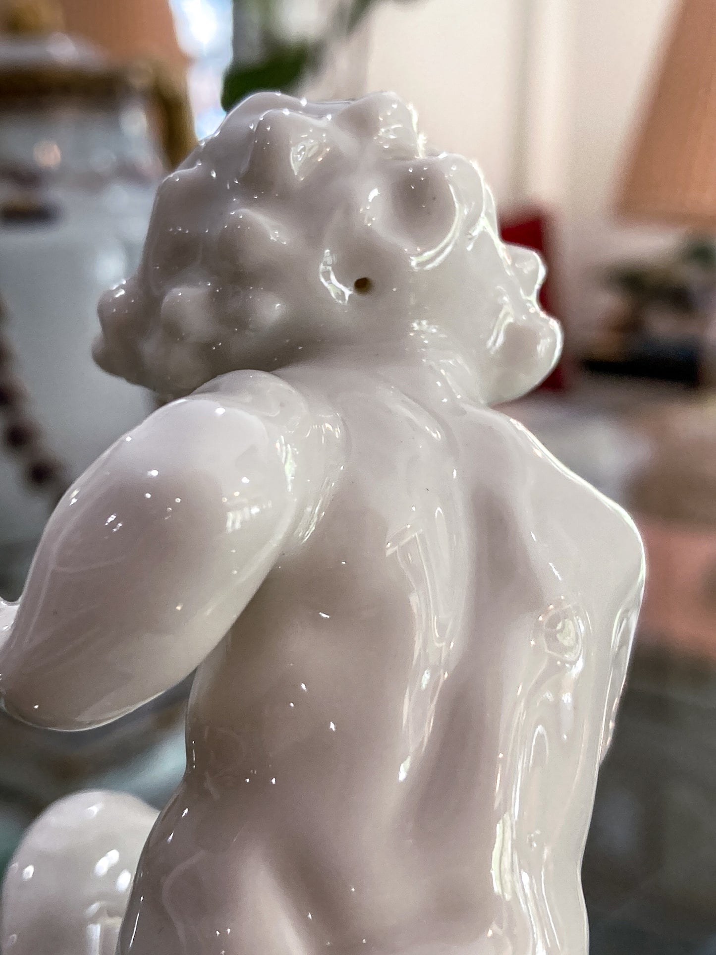Vintage Hutschenreuther Karl Tutter Putto Chasing Goose Porcelain Figurine