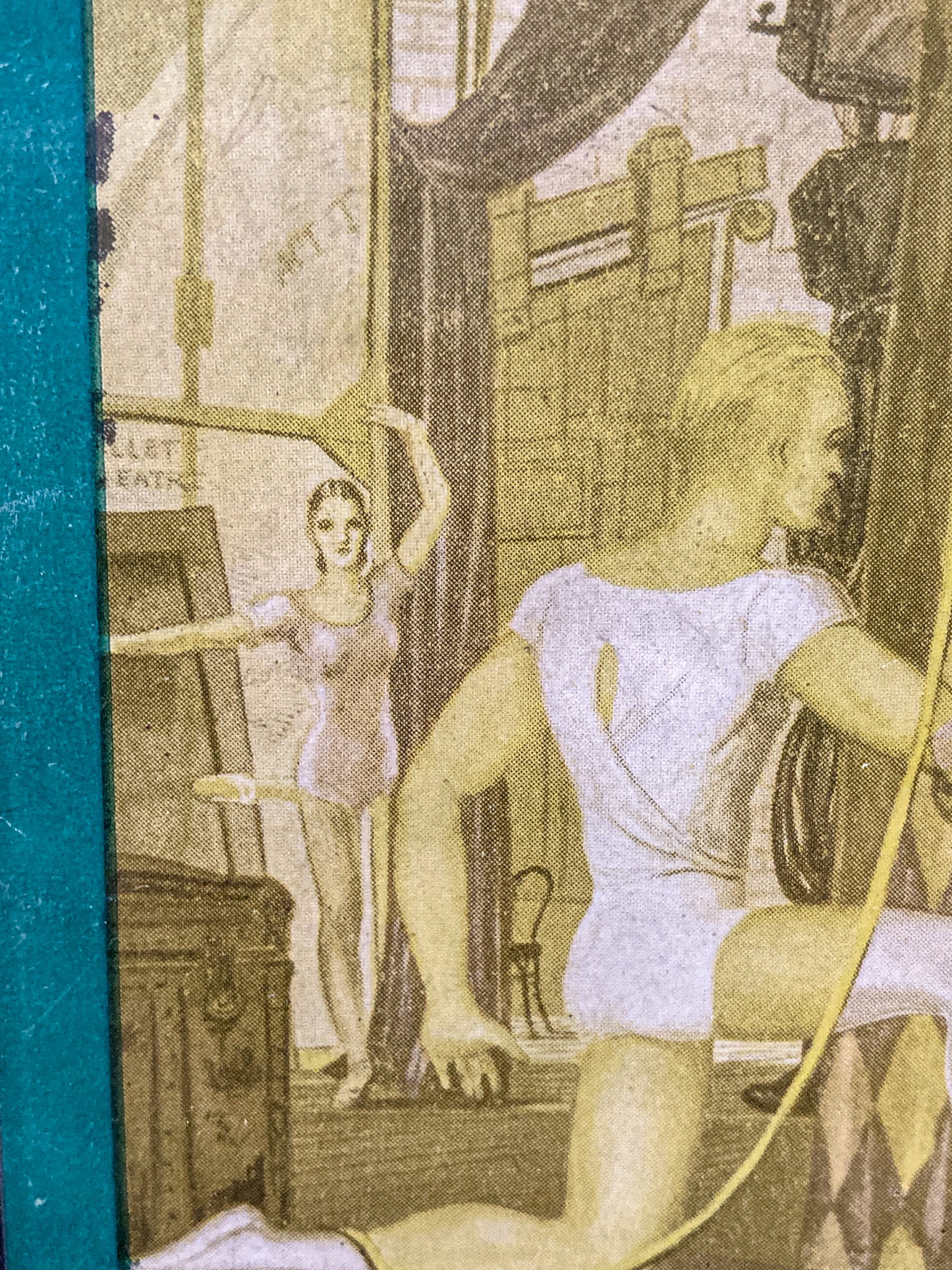 Vintage John Lear Metamorphosis Young Ballet Dancer Framed Offset Lithograph