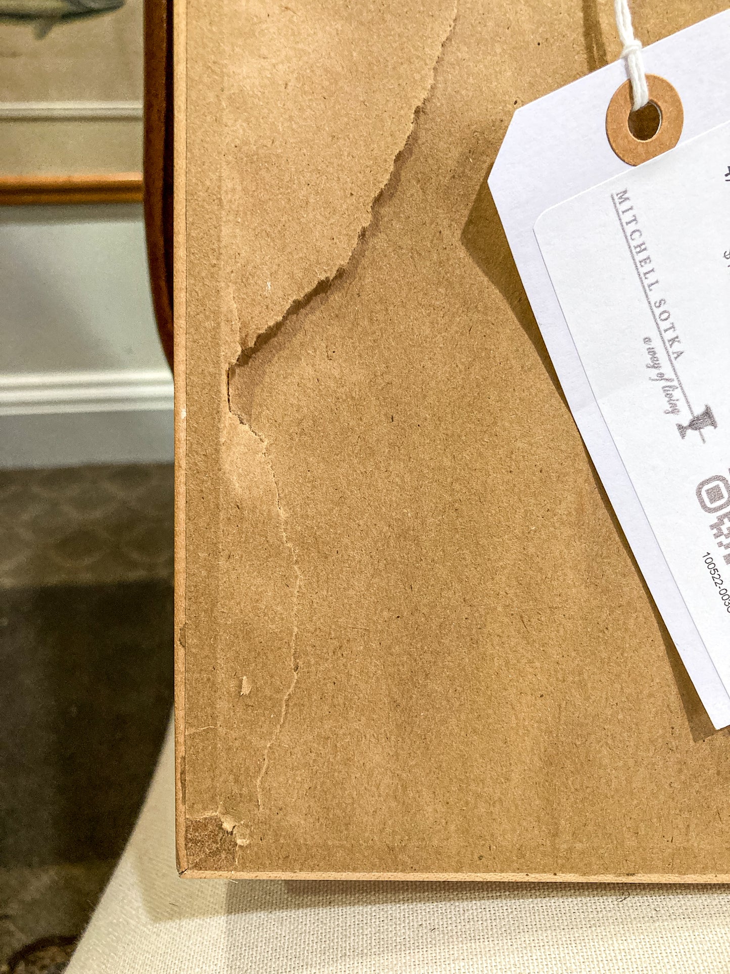 Vintage Kathleen McCarthy Abstract Nude Male Artist Proof Framed Aquatint