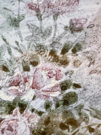 Vintage Robert Laessig St Michael's Mount Watercolor Framed Landscape Painting