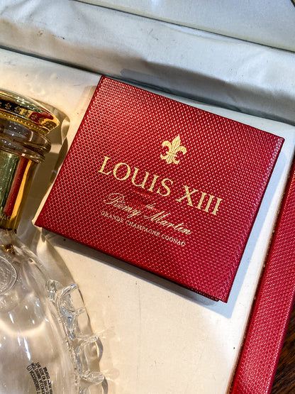 Vintage Baccarat Crystal Louis XIII Remy Martin Cognac Bottle Decanter Box Set