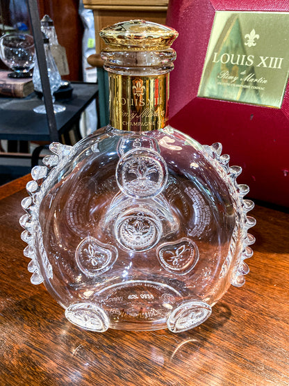 Vintage Baccarat Crystal Louis XIII Remy Martin Cognac Bottle Decanter Box Set