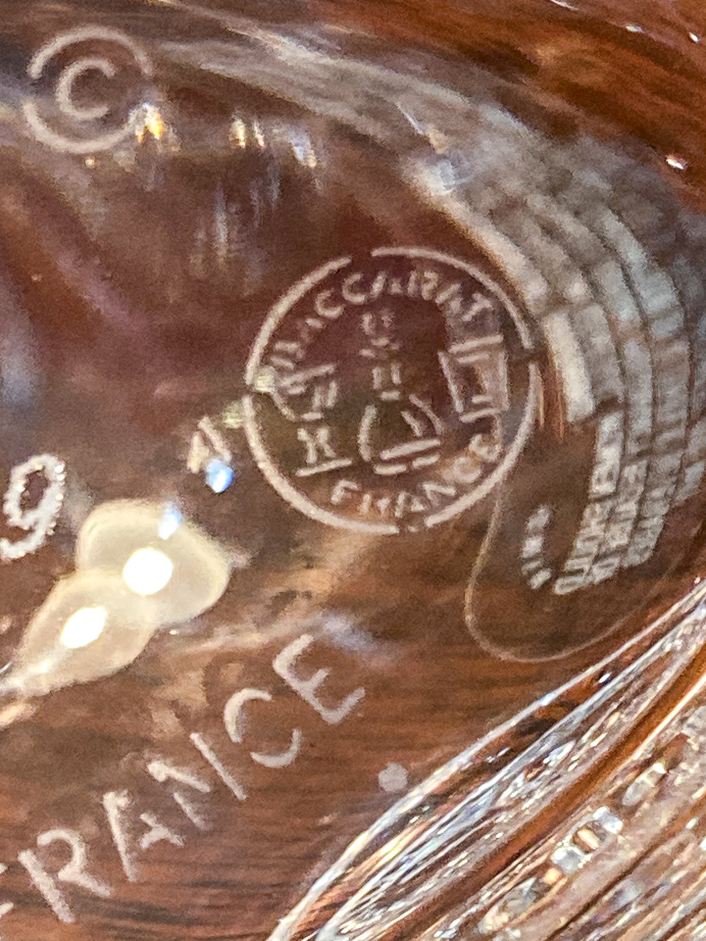 Vintage Baccarat Crystal Louis XIII Remy Martin Cognac Bottle Decanter Box Set