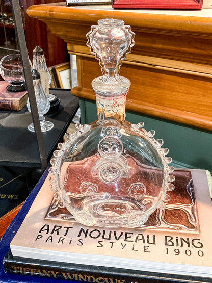 Vintage MCM Baccarat Clear Crystal Remy Martin Cognac Bottle Decanter