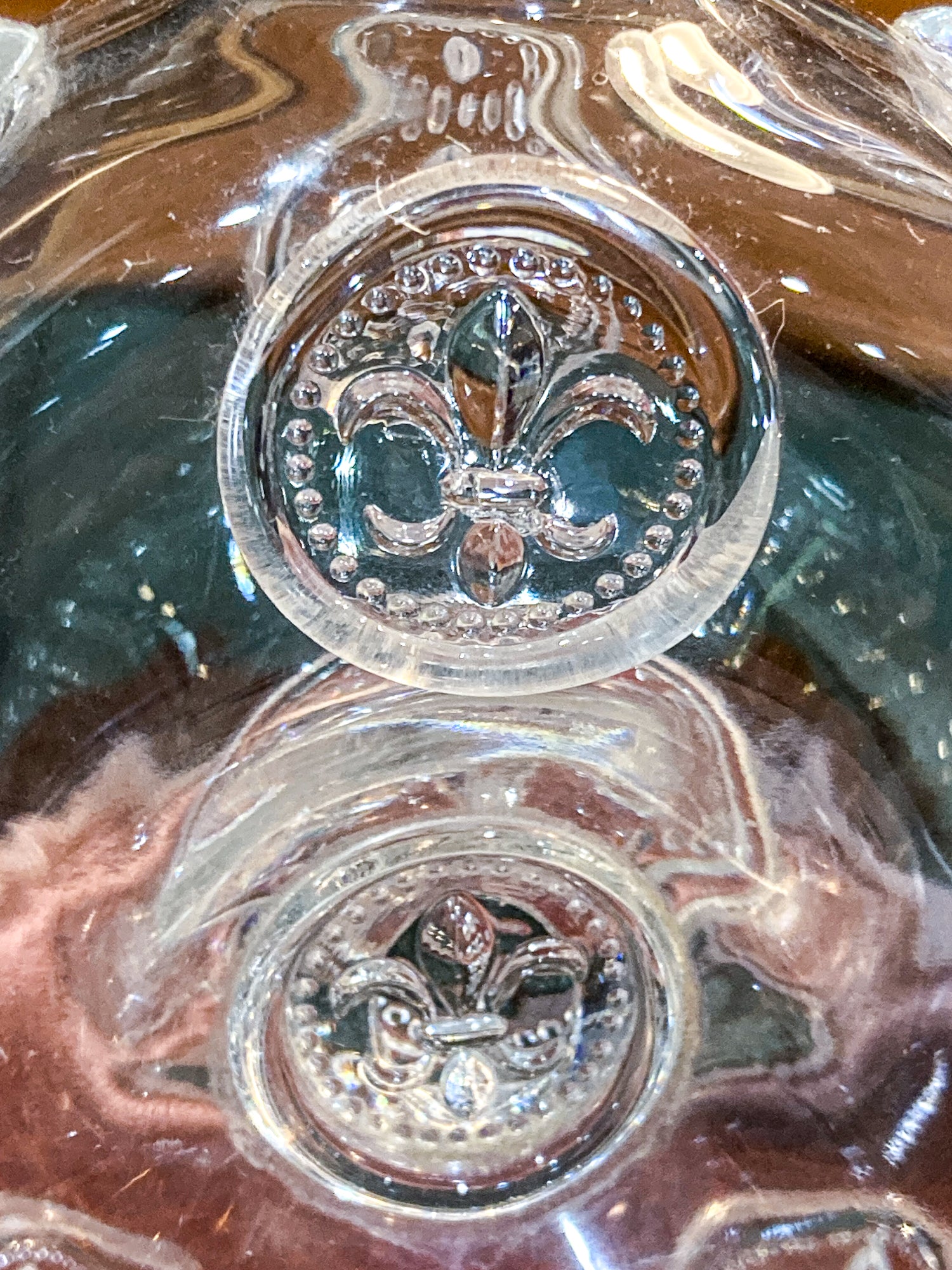 Vintage MCM Baccarat Clear Crystal Remy Martin Cognac Bottle Decanter