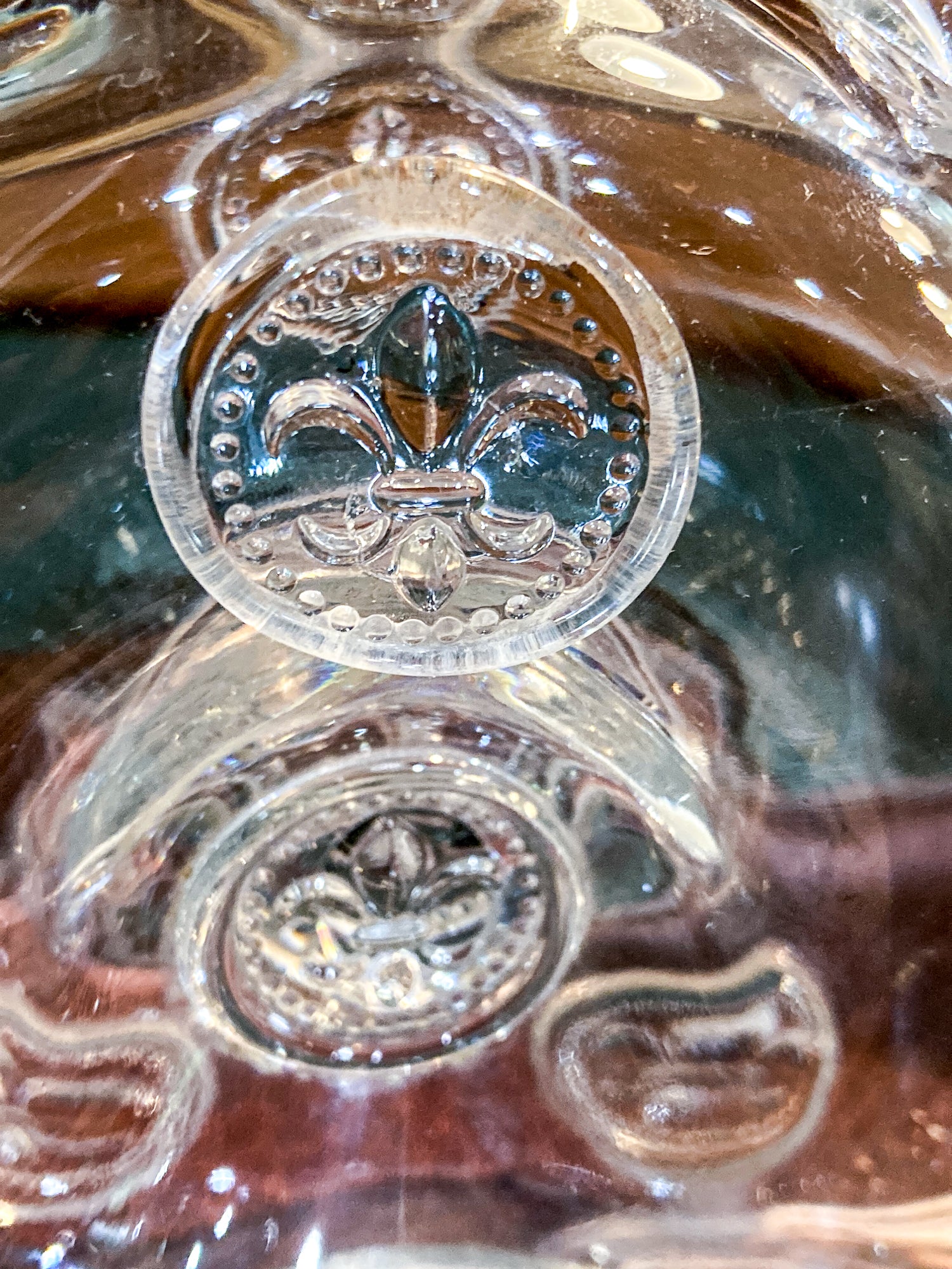 Vintage MCM Baccarat Clear Crystal Remy Martin Cognac Bottle Decanter
