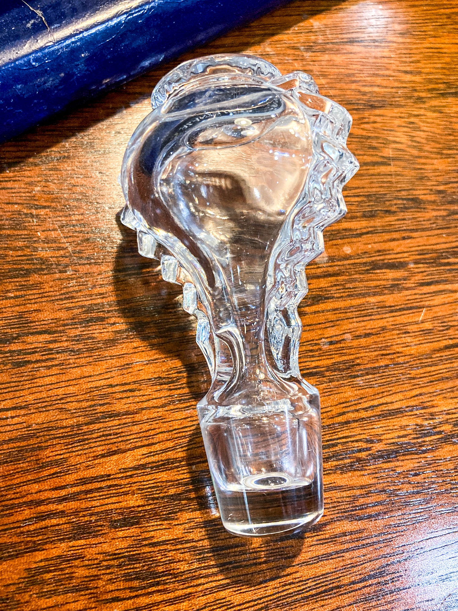Vintage MCM Baccarat Clear Crystal Remy Martin Cognac Bottle Decanter