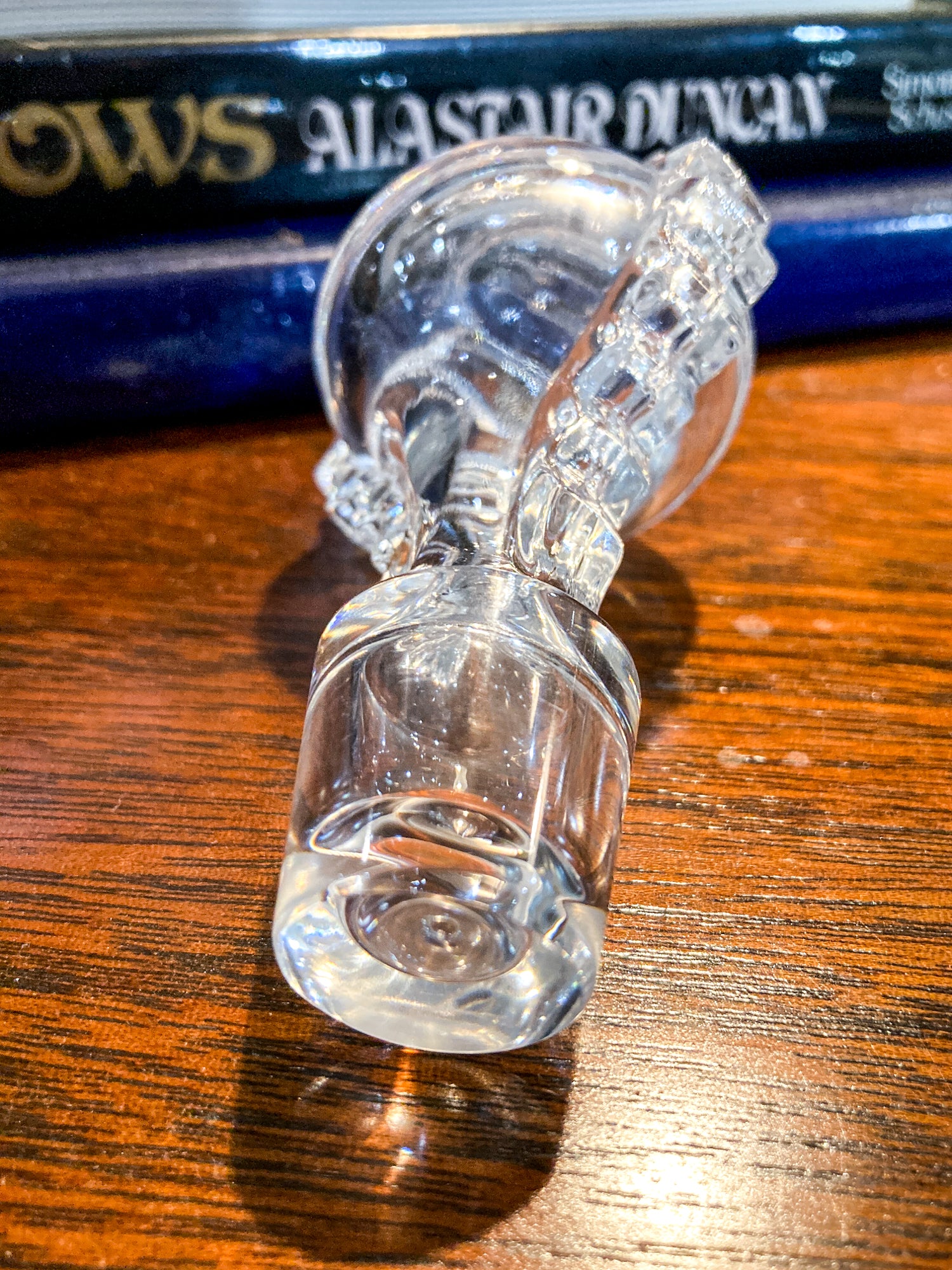 Vintage MCM Baccarat Clear Crystal Remy Martin Cognac Bottle Decanter