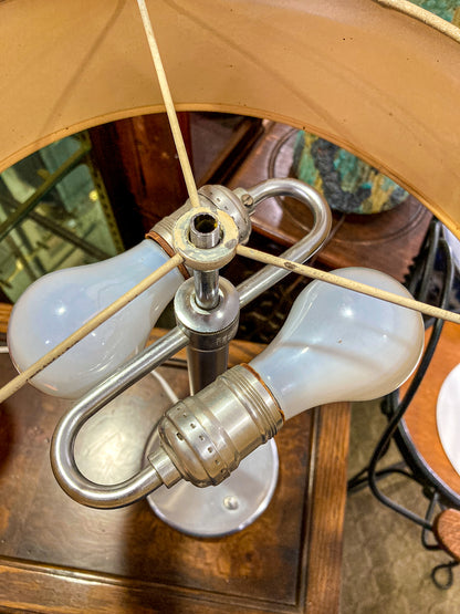 Vintage Walter Von Nessen Studio Sleek Chrome Desk Table Lamp