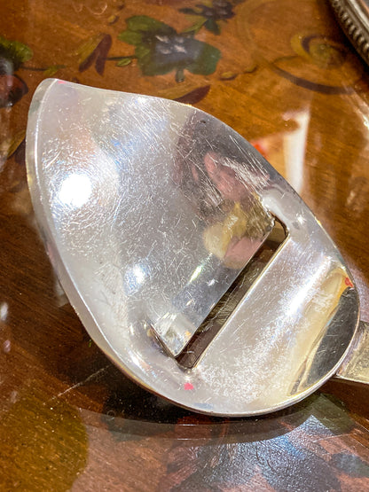 Vintage MCM Napier Silver Plated Cheese Planer Slicer Knife Server Utensil