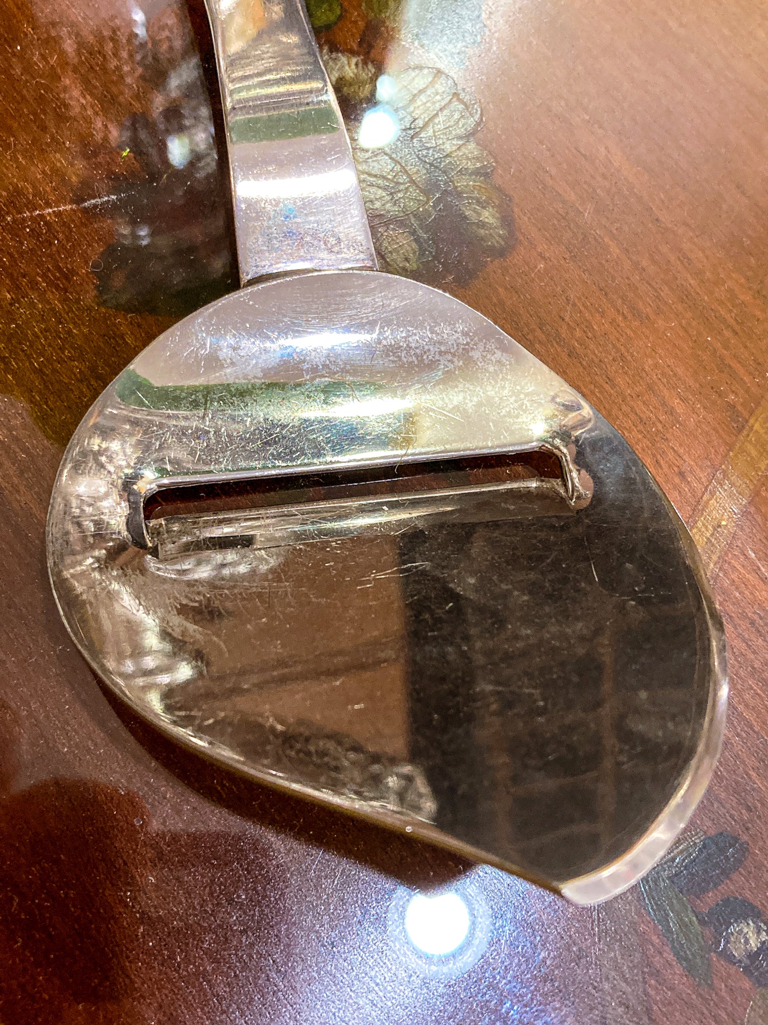 Vintage MCM Napier Silver Plated Cheese Planer Slicer Knife Server Utensil