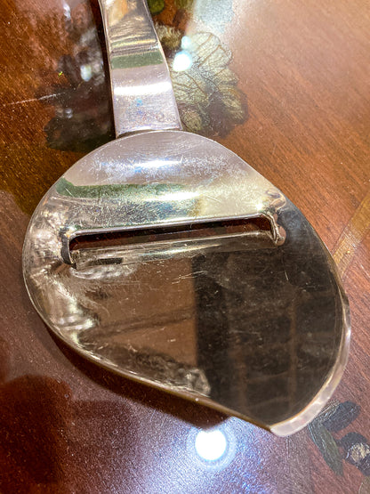 Vintage MCM Napier Silver Plated Cheese Planer Slicer Knife Server Utensil