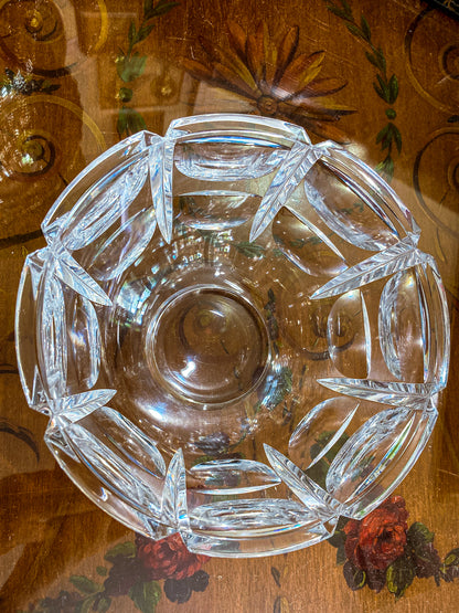 Vintage Orrefors Sweden Thousand Windows Clear Crystal 8 Inch Serving Bowl
