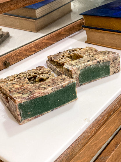 Pair Vintage Hand Carved Planter Pot Chinese Soapstone Bookends