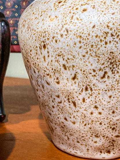 Vintage Pigeon Forge Hand Potted Speckled Glaze Ceramic Earthenware Vase