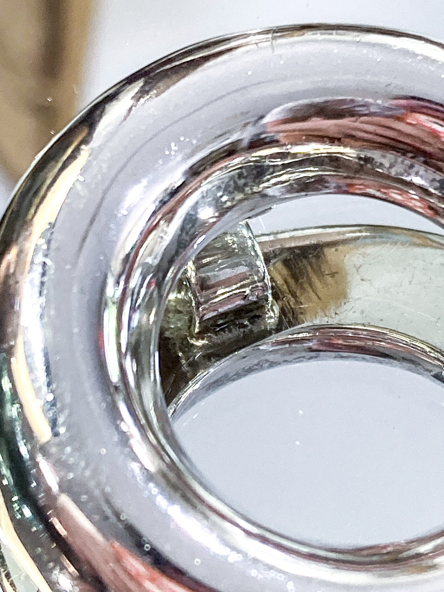 Vintage Polished Sterling Silver Minimalist Domed Circular Pendant