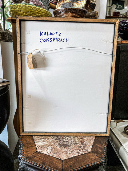 Reproduction Käthe Kollwitz (1867-1945) "Conspiracy" Framed Artist Print