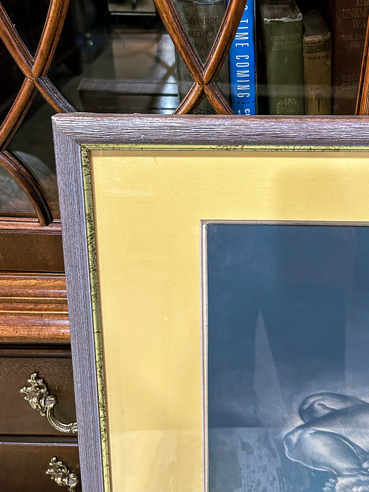 Vintage Reynold Henry Weidenaar (1915-1985) Repose Circa 1951 Framed Mezzotint