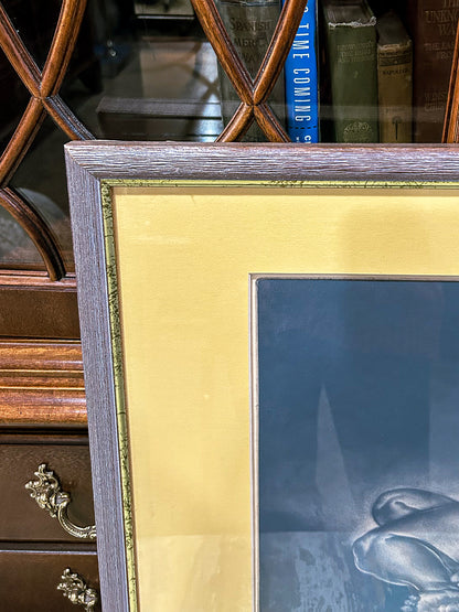 Vintage Reynold Henry Weidenaar (1915-1985) Repose Circa 1951 Framed Mezzotint