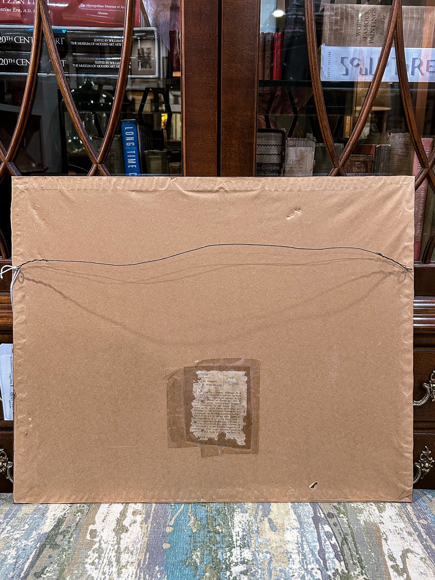 Vintage Reynold Henry Weidenaar (1915-1985) Repose Circa 1951 Framed Mezzotint