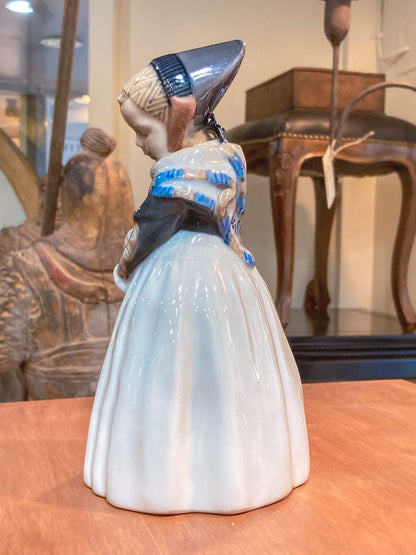 Royal Copenhagen Denmark #1251 Amager Girl Lotte Benter Porcelain Figurine
