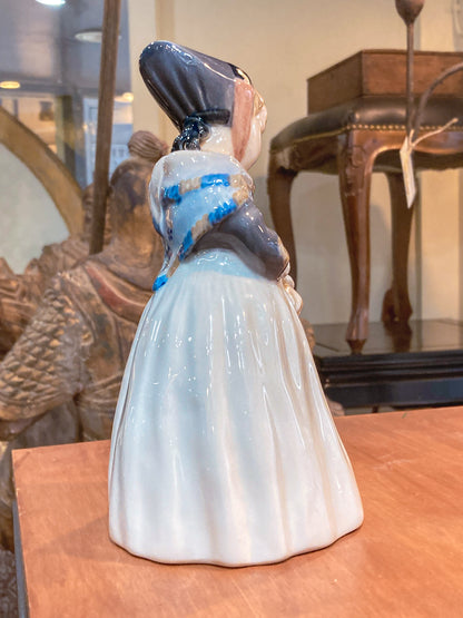 Royal Copenhagen Denmark #1251 Amager Girl Lotte Benter Porcelain Figurine