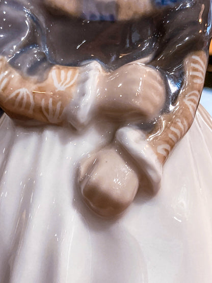 Royal Copenhagen Denmark #1251 Amager Girl Lotte Benter Porcelain Figurine