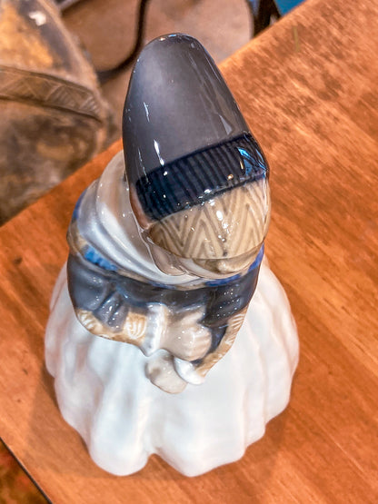 Royal Copenhagen Denmark #1251 Amager Girl Lotte Benter Porcelain Figurine