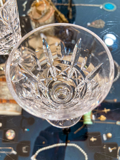 Vintage Set of Eight Waterford Clear Crystal Kylemore Sherry Glasses