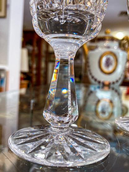 Vintage Set of Eight Waterford Clear Crystal Kylemore Sherry Glasses