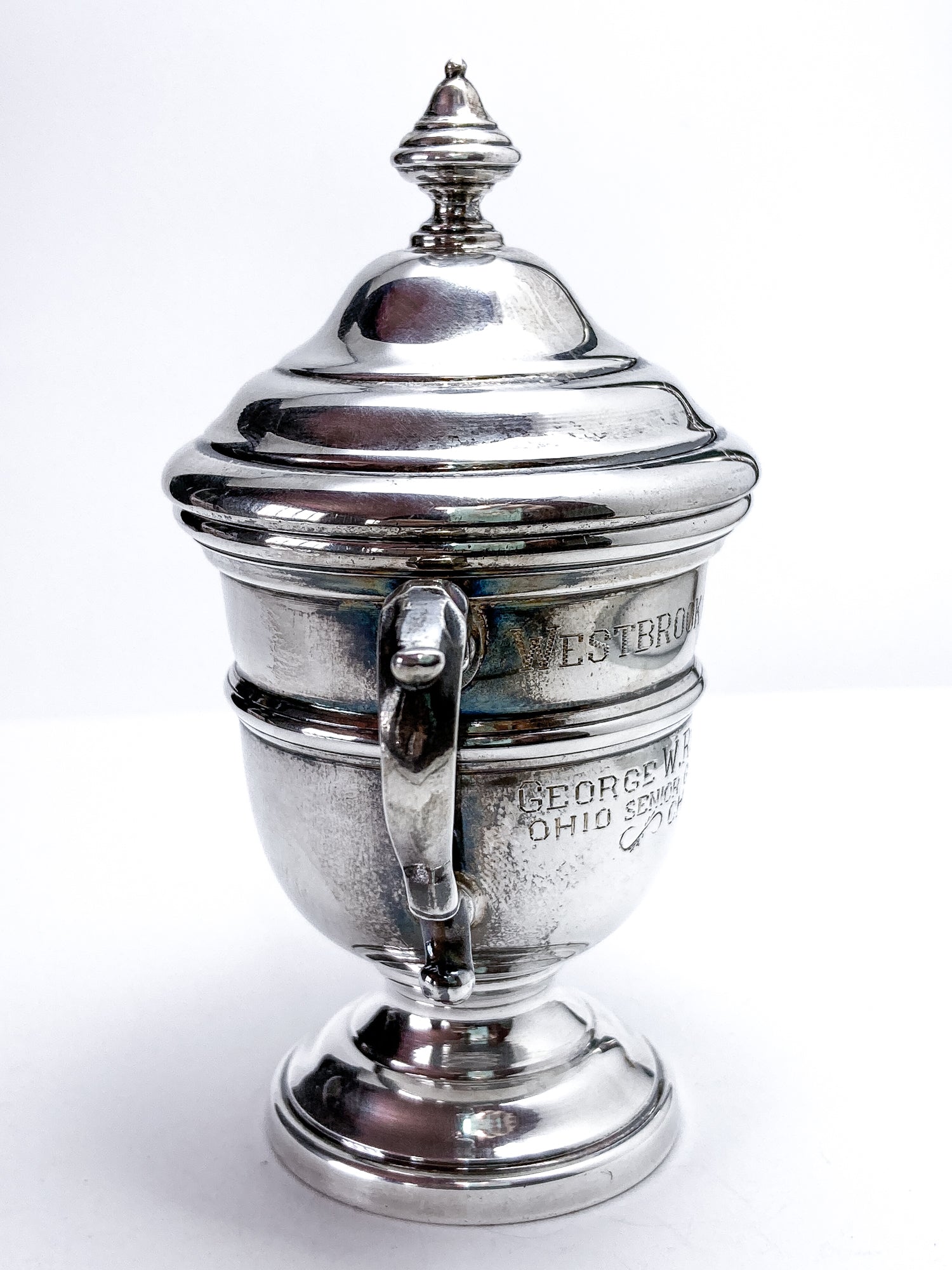 Vintage Sterling Silver Georgian Style Miniature OSGA Golf Trophy Urn