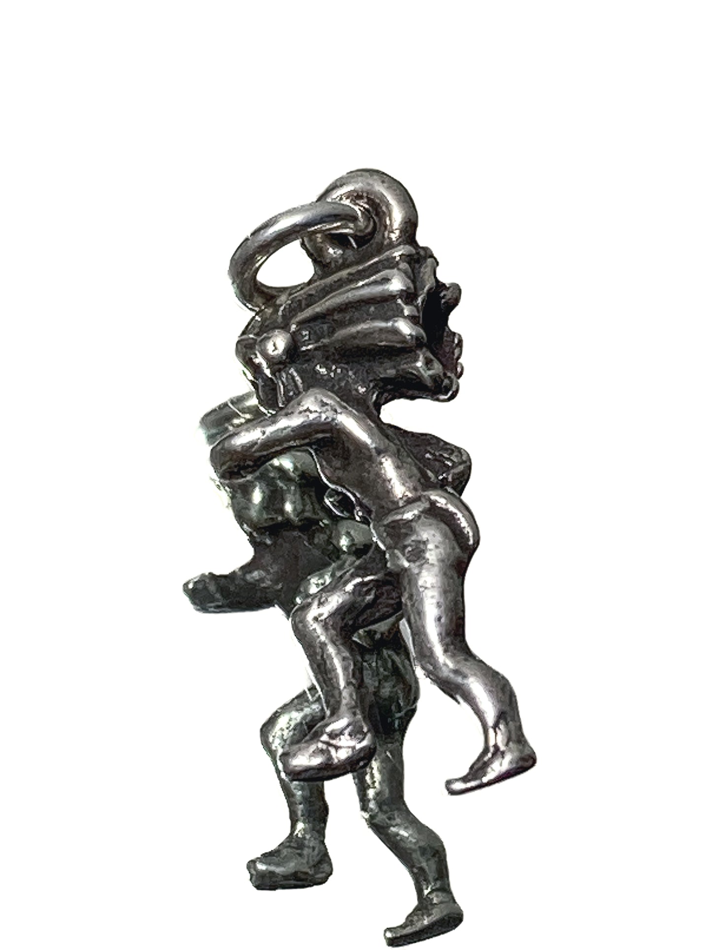 Vintage Sterling Silver Miniature Native American Figural Charm Jewelry