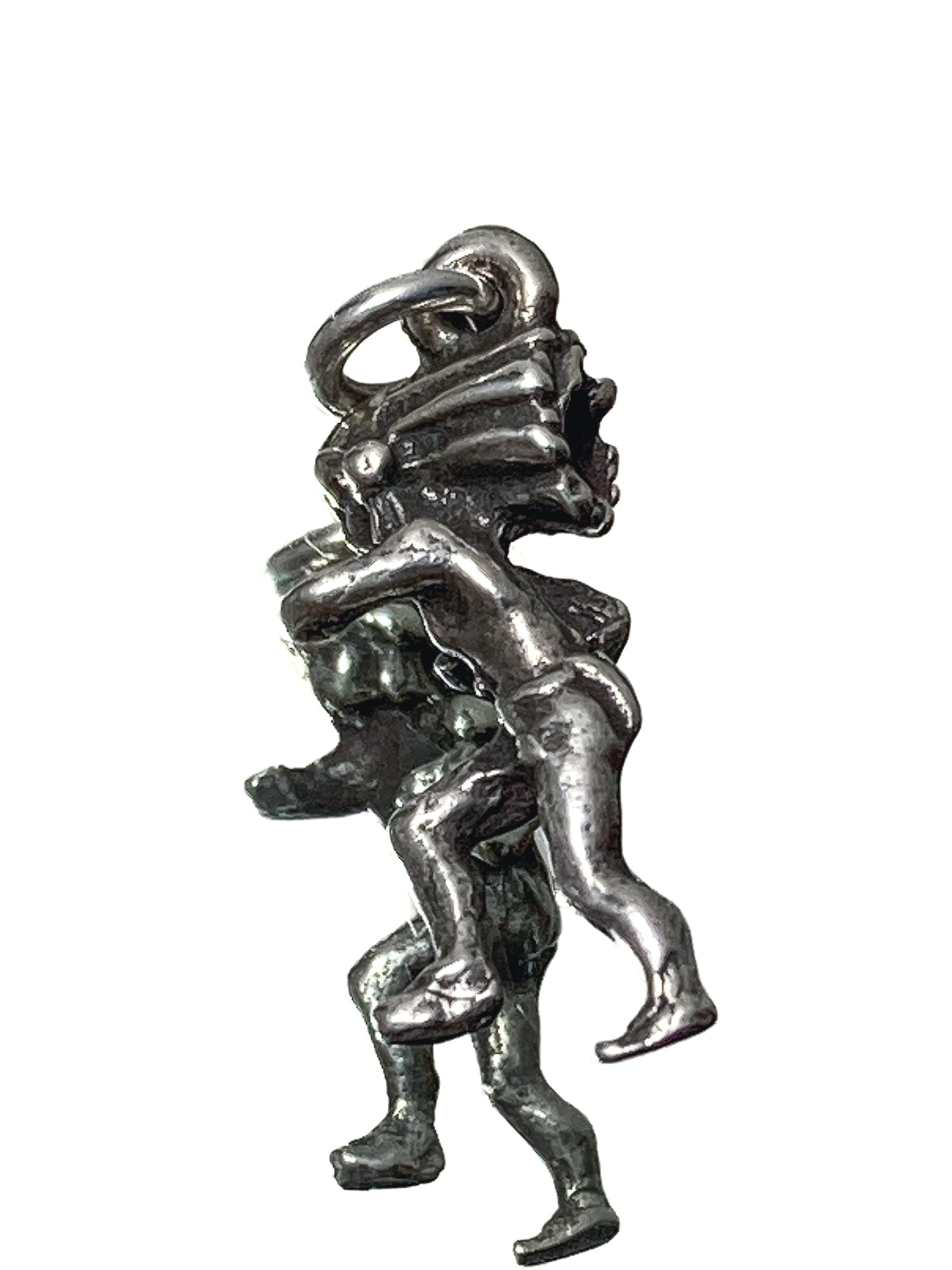 Vintage Sterling Silver Miniature Native American Figural Charm Jewelry