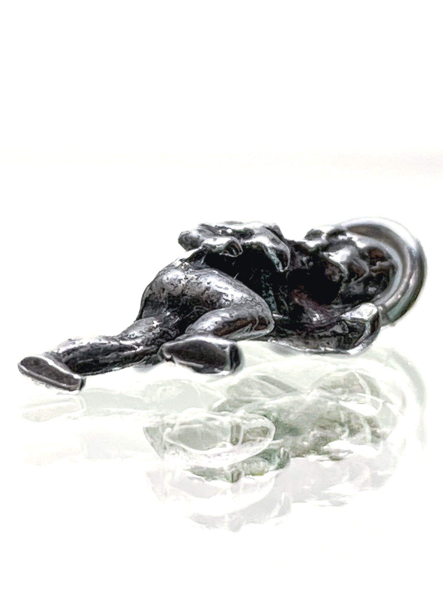 Vintage Sterling Silver Miniature Native American Figural Charm Jewelry