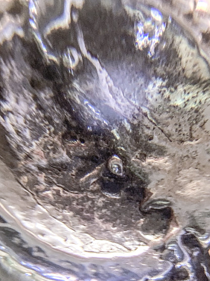 Vintage Sterling Silver Miniature Shaving Cup Dangle Brush Charm Jewelry