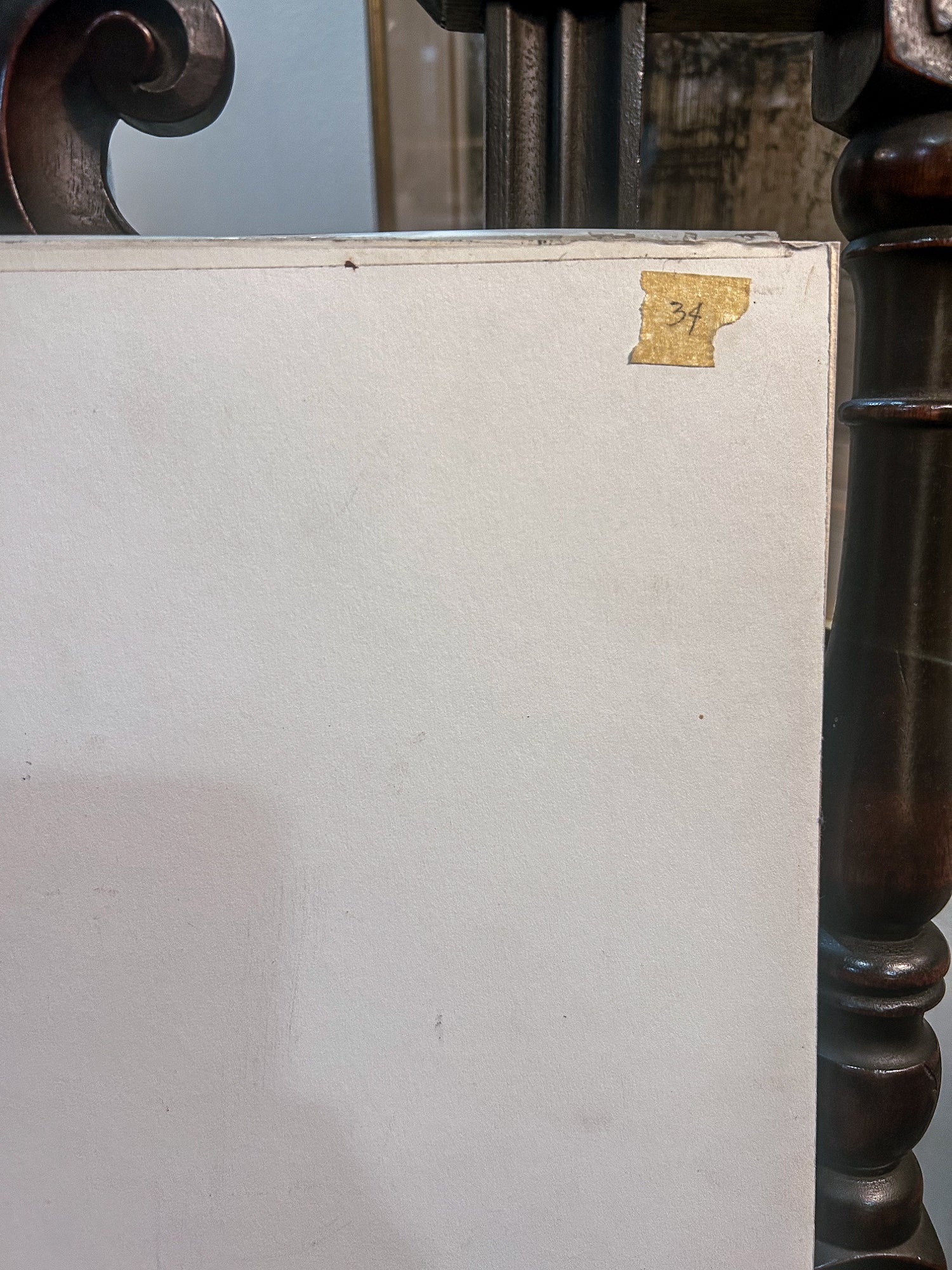 Vintage Cleveland Artist Marion Epstein Unframed Musician Clarinet Gestural Figural Etching Print