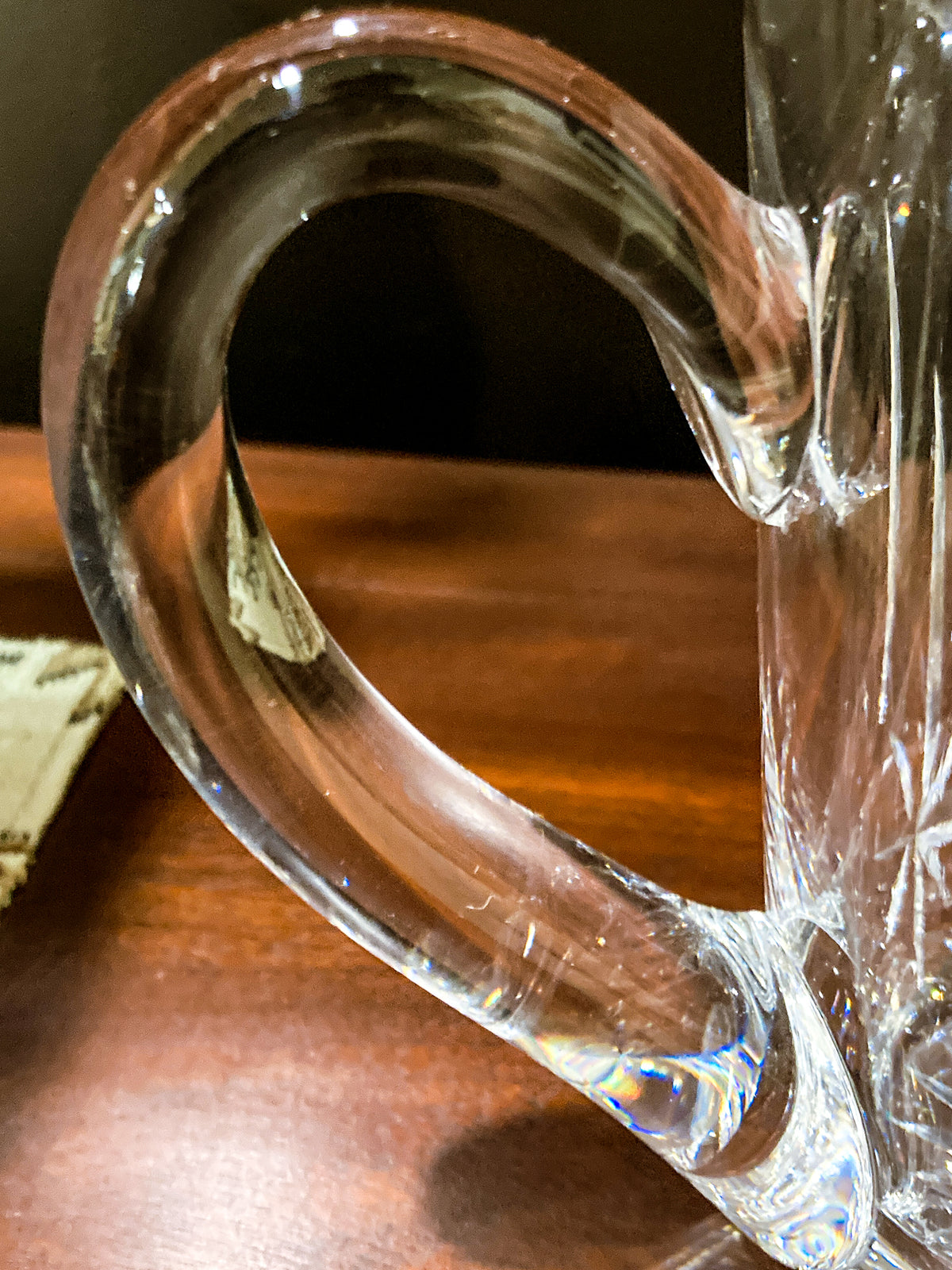 Vintage Waterford Clear Crystal Rosslare 28oz Pitcher
