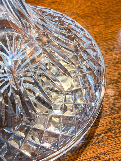 Vintage Waterford Clear Crystal Lismore Ships Decanter Barware