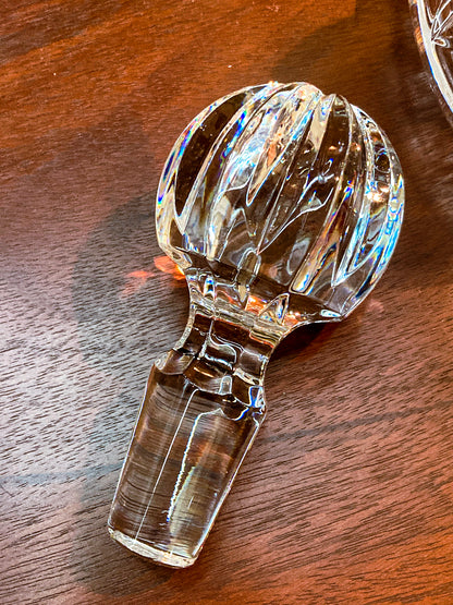 Stunning Vintage Lismore Clear Waterford Crystal Ships Decanter