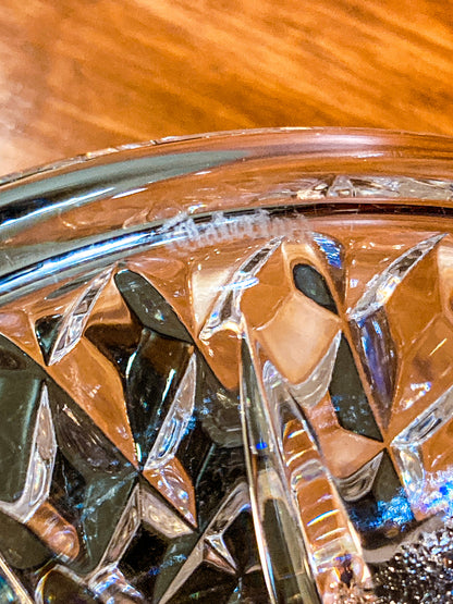 Stunning Vintage Lismore Clear Waterford Crystal Ships Decanter