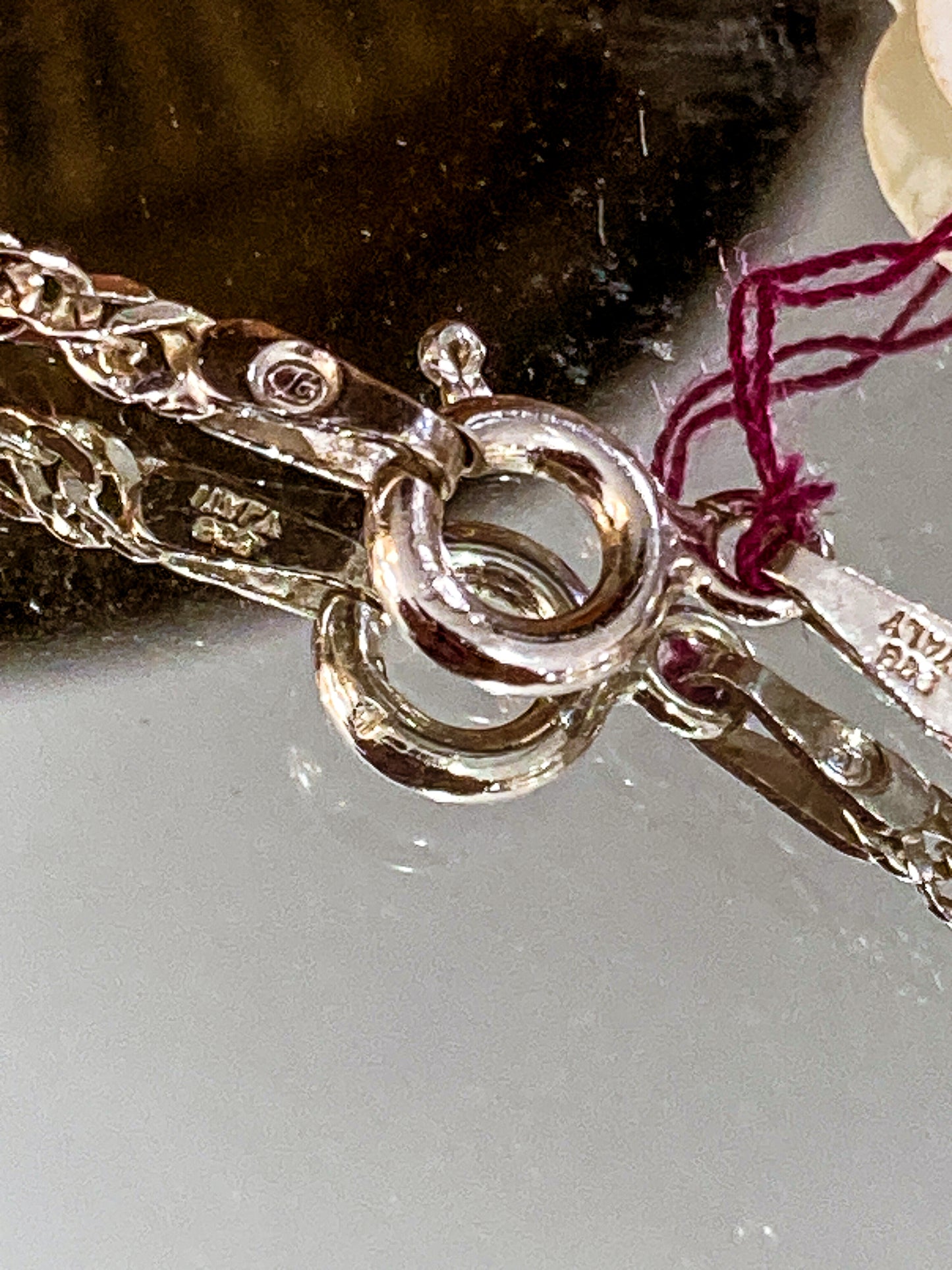 Waterford Clear Crystal Cross Sterling Silver Chain Pendant Necklace