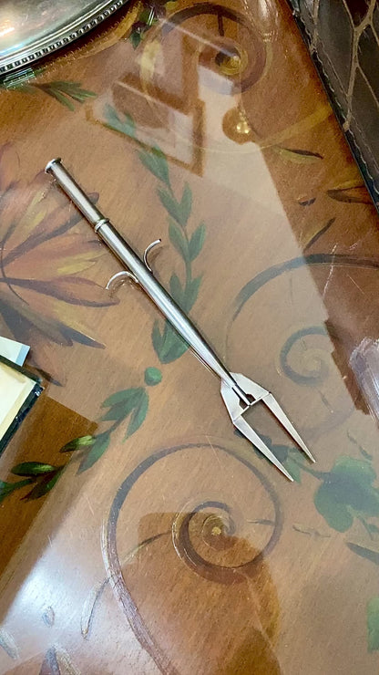 Vintage German Lutz & Weiss Sterling Silver Pickle Fork Serve Tableware