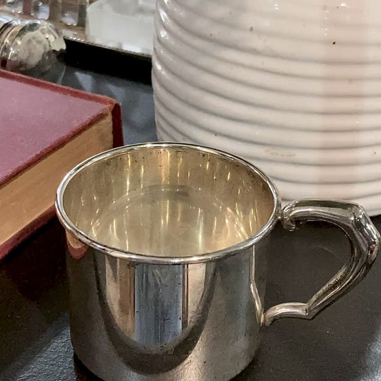 Antique International Sterling Silver Baby Mug Cup